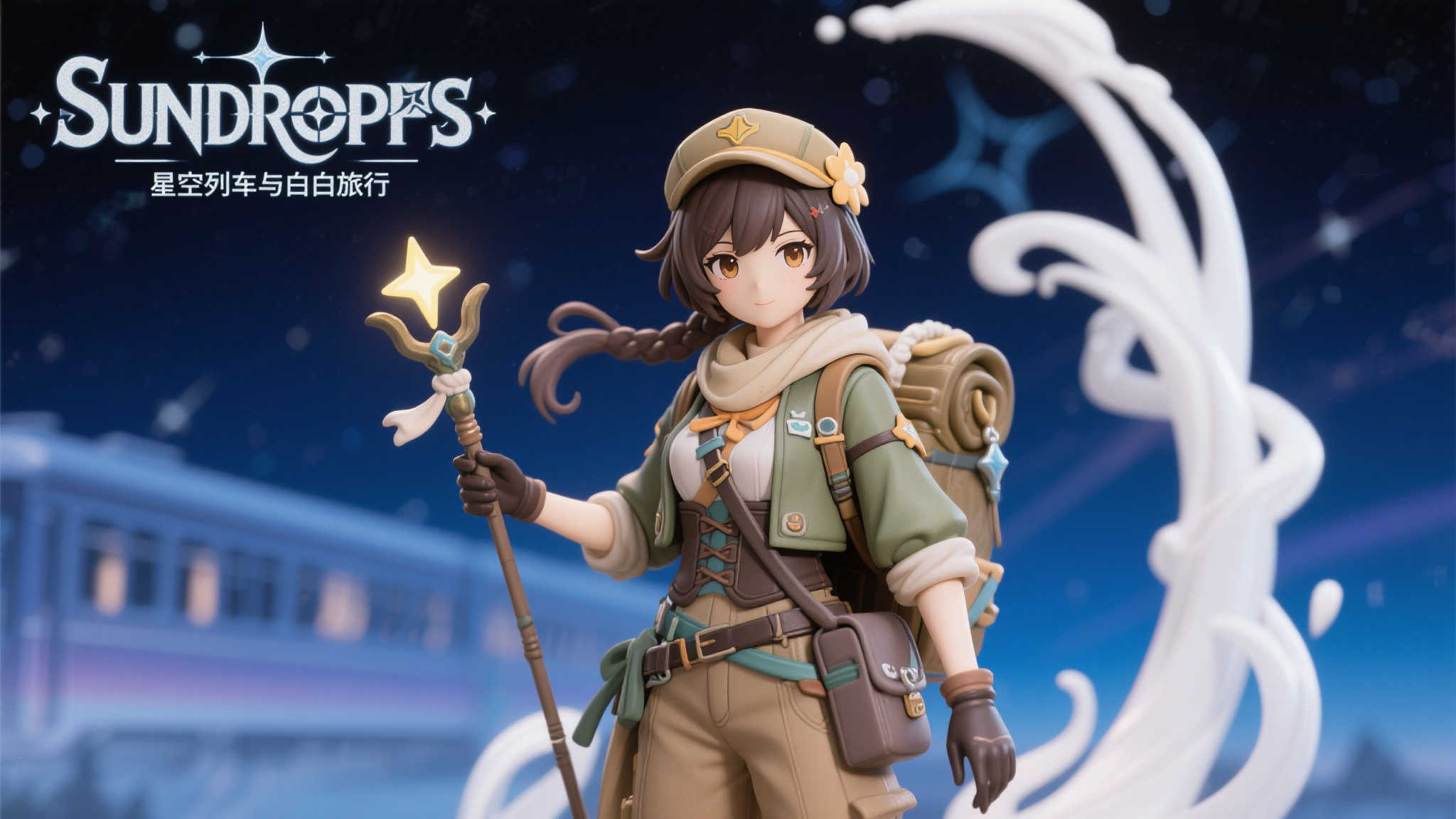 SUNDROPS发布《星空列车与白的旅行》狩叶精致手办 SUNDROPS发布《星空列车与白的旅行》狩叶精致手办