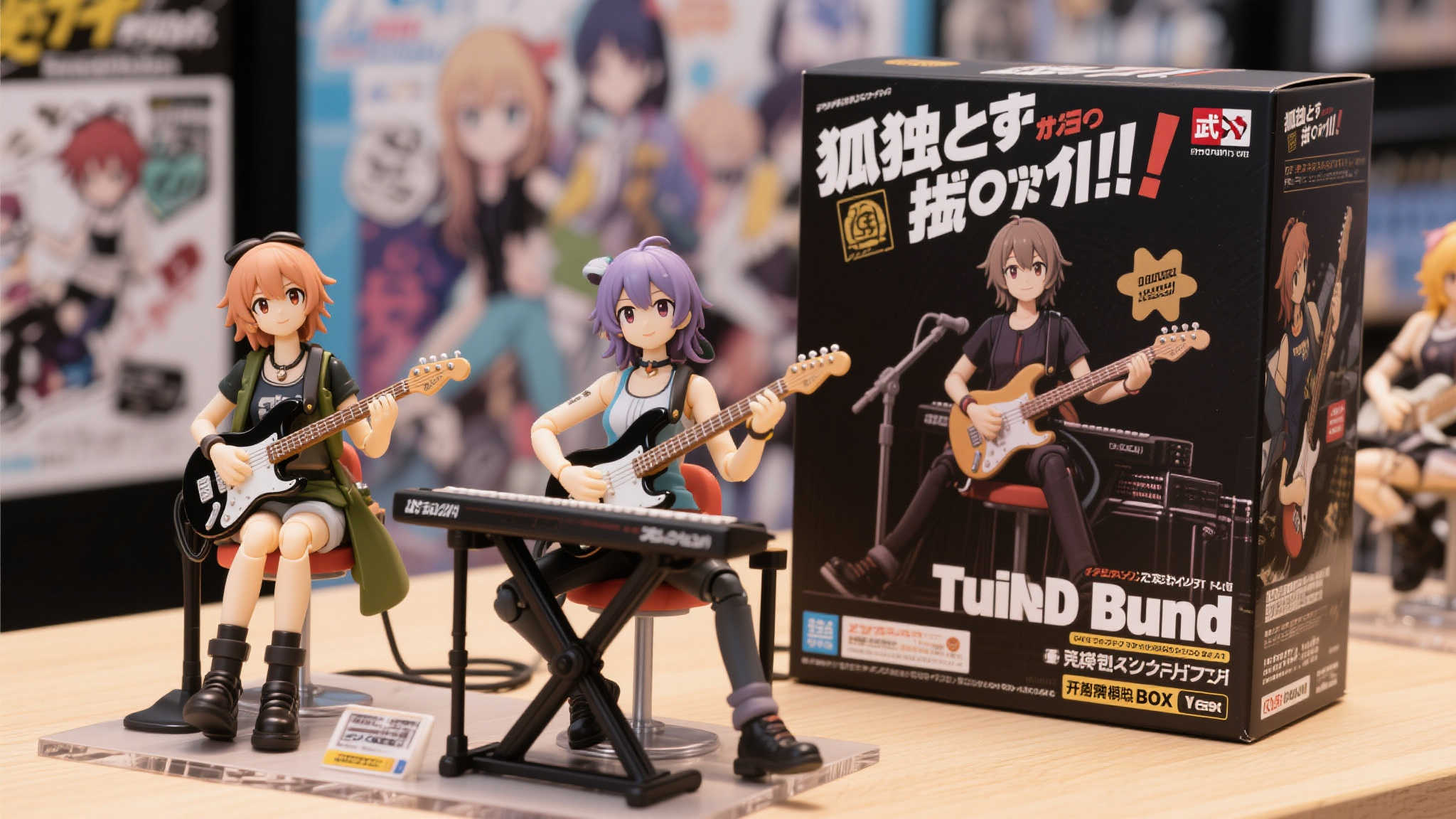 武士道推出《孤独摇滚!》团结Band坐姿造型BOX版 武士道推出《孤独摇滚!》团结Band坐姿造型BOX版