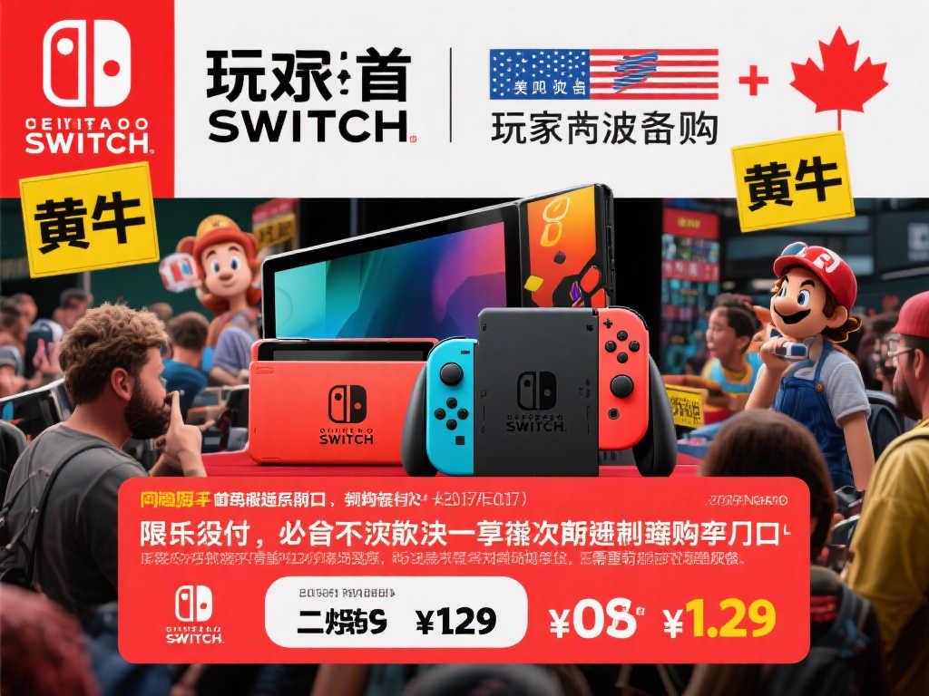 Switch2首批预购启动！加拿大与美国同步延后上市