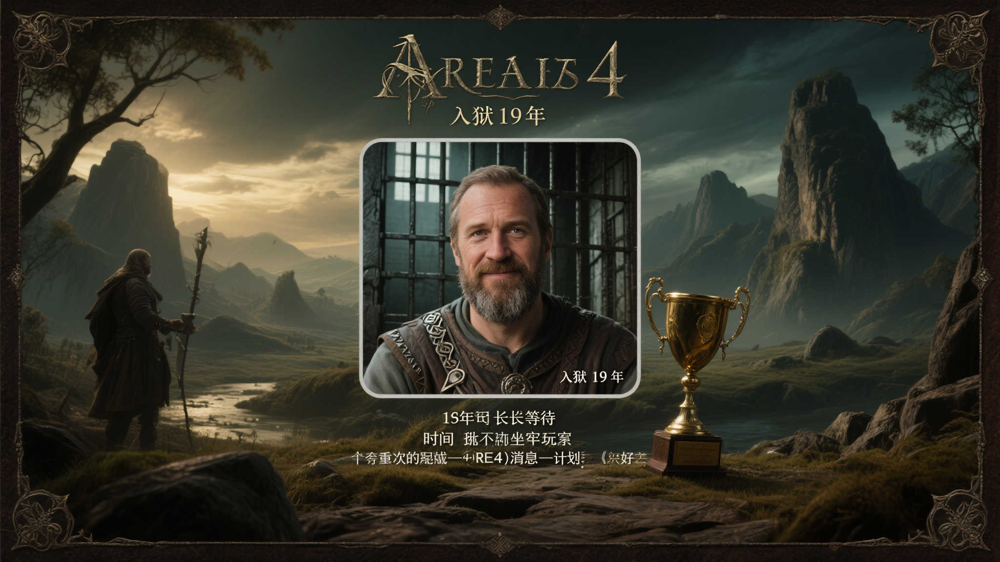 为《老滚4RE》苦等19年‘入狱’?陶德欠你一座奖杯! 为《老滚4RE》苦等19年‘入狱’?陶德欠你一座奖杯!